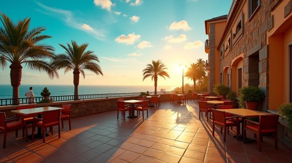 Terrasses de Las Palmas de Gran Canaria : lesquelles prennent le soleil le soir